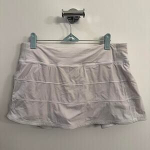 White lululemon tennis skirt tennisskirt